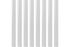 PGCOKO 8PACK Stainless Steel Trim Strips 304 Stainless Steel Trim Metal Finishing Sheet Metal Gap Strip Filler Trim for Kitchen Tools (12 x 1 x 0.024 inch)