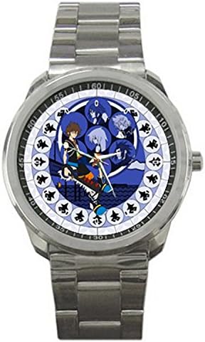 1STG096 SORA Kingdom Hearts Stained Glass Men sport Watch