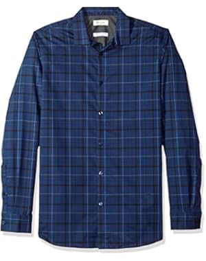 Men's Infinite Cool Button Down Shirt, Atlantis, 2XL