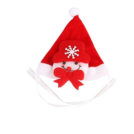 squarex Haustiermütze, Weihnachtsmannmütze, Kleine Welpen, Katzen, Hund, Weihnachten, Feiertagskostüm, Ornamente