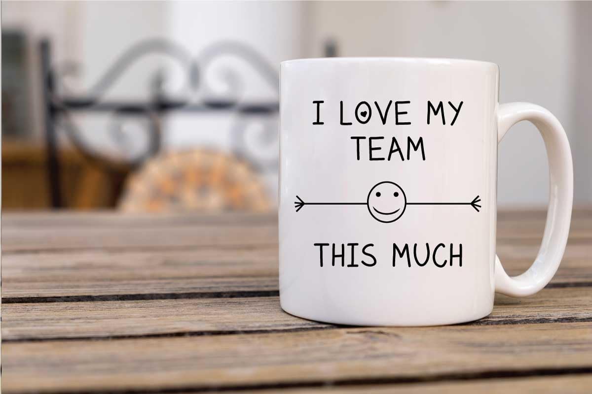 60 Second Makeover Limited I Love My Team This Much Mug Gift