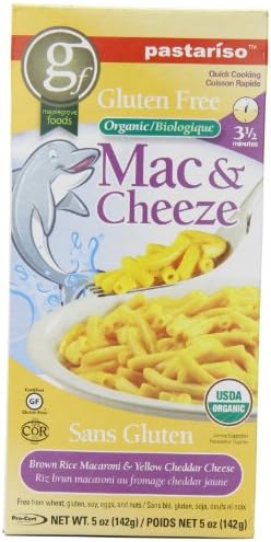 Pastariso Organic Quick-Cooking Brown Rice Mac and Yellow Cheeze, Dolphin, 5-Ounce