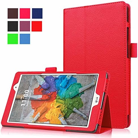 MoCoin LG G Pad X 8.0 / G Pad III 8.0 Case - Ultra Slim Lightweight Smart Shell Stand Cover for LG G Pad X 8.0 (T-Mobile V521) and G Pad III 8.0 V525 8-Inch Tablet (Red)