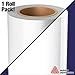 Avery White Silver Reflective Industrial Grade Craft Vinyl Roll for Cricut, Silhouette & Cameo Machines (12
