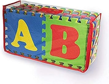 Sanyal 26Pcs Alphabet Puzzle Mat Foam Floor Puzzle Mat Letters Baby Puzzle Mat ( Multicolour)