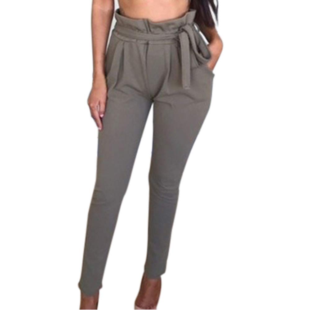 Buy Luismes Women S Casual Loose Baggy Drawstring Full Length