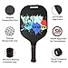 ianoni Graphite Composite Pickleball Paddle Pickleball Racket with Graphite Face & Polymer Honeycomb Core,Balanced Weight,Low Profile Edge,Meets USAPA Specifications (Black)