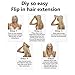 Secret Halo Hair Extensions Flip in Curly Wavy Hair Extension Synthetic Women Hairpieces 20