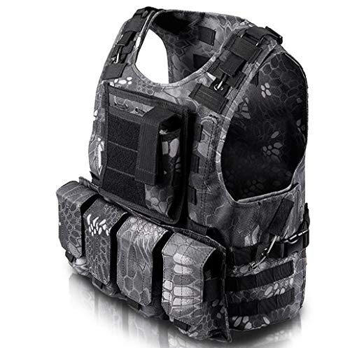 XGHW Herren Weste Größe Multi-Pocket vertikale ärmellose Jacke wasserdichte Anglerweste Outdoor-Freizeit Fotografie…