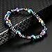 Yamao Rainbow Colors Magnetic Hematite beads Stretch Bracelet Women (bl002-10)