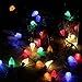 Brizled Faceted C9 Christmas Lights, 16ft 25 LED Mini Lights Set, Connectable 120V UL Certified Christmas String Lights Indoor Outdoor for Xmas Tree, Patio, Porch and Holiday Decorations, Colored
