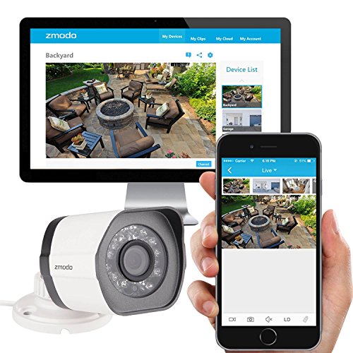 Zmodo 720p HD sPoE System- 8CH HDMI NVR IP Network Outdoor