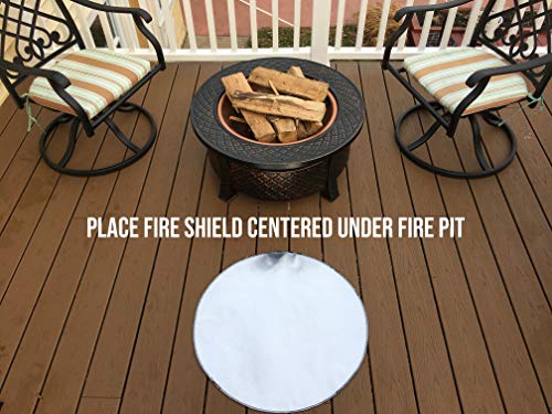2 Fireproof+Mat+Fire+Pit+Accessories