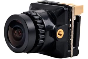 Readytosky 1500TVL FPV Camera 2.1mm Lens 1/3" CMOS Camera 5V-30V PAL/NTSC with OSD Internal Adjustable for RC FPV Racing Drone (Black)