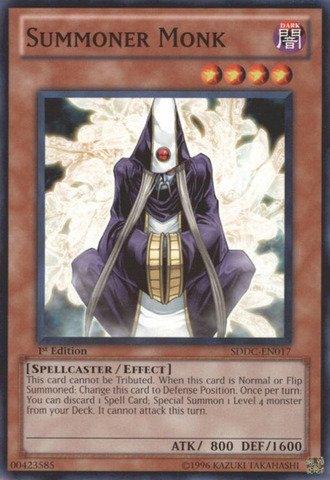 Yu-Gi-Oh! - Summoner Monk (SDDC-EN017) - Structure Deck: - Want It All