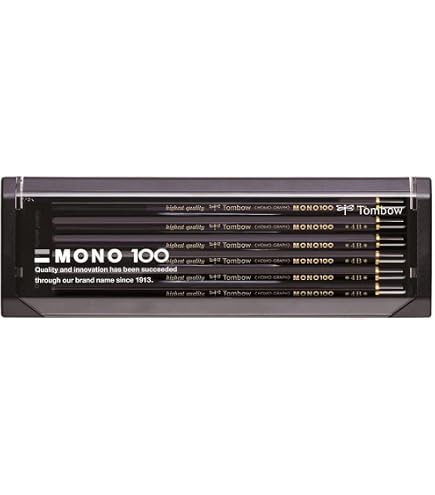 Amazon.com : Tombow MONO-100F Premium Pencil, F MONO 100 (High