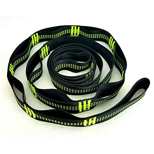 Gold Happy Outdoor Hammock Straps Special Tree tie Rope High Load-Bearing Nylon Webbing Rock Climbing Flat Belt Outdoor Tool