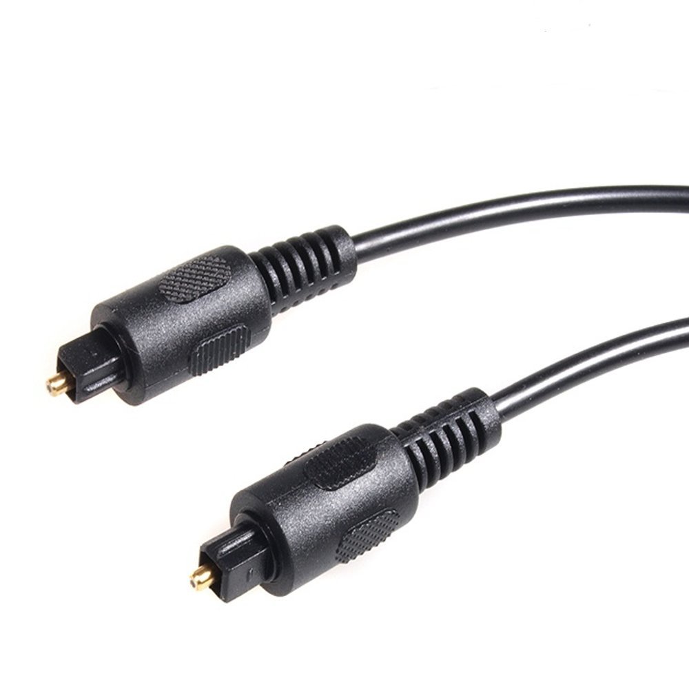 Maclean MCTV Toslink Optical Fibre Cable Gold Polybag Digital 0,5m 1m 2m 3m (1 M)