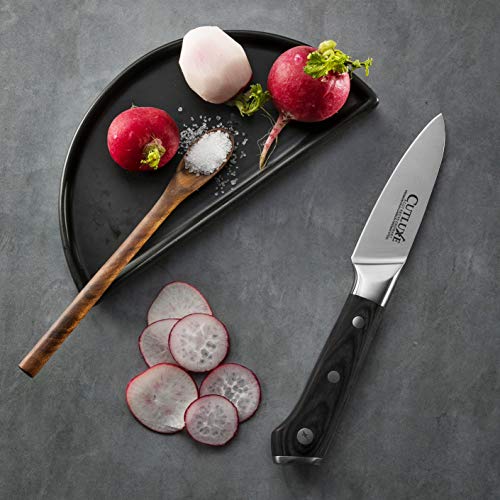 4 Cutluxe+Paring+Knife+Stainless+Ergonomic