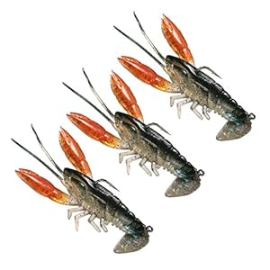 Lixada Leurres De Pêche Souples En Forme De Crevettes, 8 Cm/14 G, Leurre Artificiel Pour Pêche à La Griffe De Homard