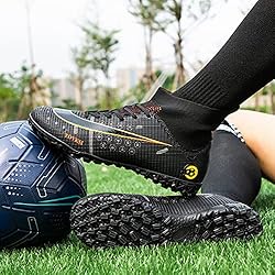 Men's Soccer Boots Turf Hightop TF Football Shoes