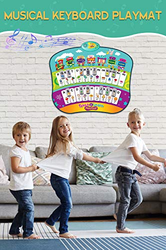 image for TECBOSS TEBOSS Electronic Learning Mat, Talking Alphabet Poster for Le