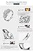 FENDINA Womens Wedding Engagement Rings Triple CZ Crystal Promise Rings for Her - 18K Rose Gold Plated & Created Emerald Cut Stone