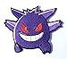 GENGAR Pokemon Go 3" Embroidered Sew/Iron-on Patch Shadow Ghost Pokémon Applique Badge