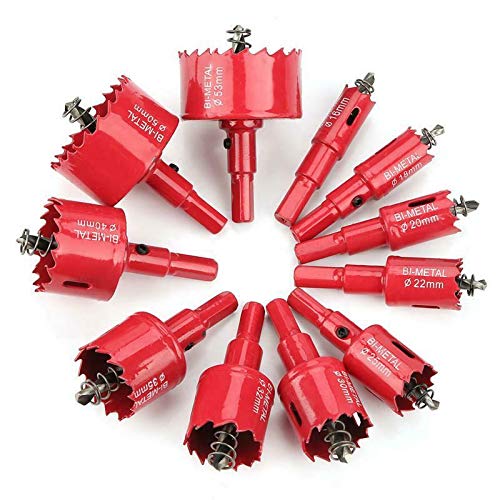 SUPERTOOL M42 Hole Saw Bi Metal Hole Opener Tooth Cutter Drill Bits Cutting Opener for Iron Aluminium, Pipe, Plastic, Stainless, Metal, Wood (15-200mm)