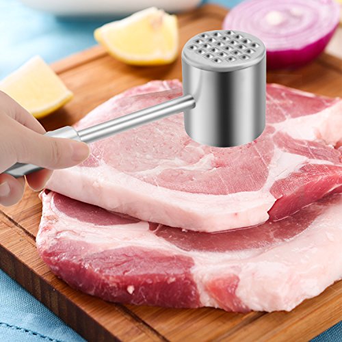 image for isinlive Heavy Duty Meat Hammer Dishwasher Safe Rust-proof 304 Stainle