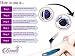 Hair Removal Hard Wax Beans Hard Body Wax Bean Brazilian Pearl Depilatory Wax European for Women Men For Facial Arm Legs 300g Beaads bag with 10pcs Wax Spatulas (Chamomile-300G)