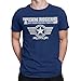 Captain America-Team Rogers-Civil WAR Inspired Mens T-Shirt Navy (Large)