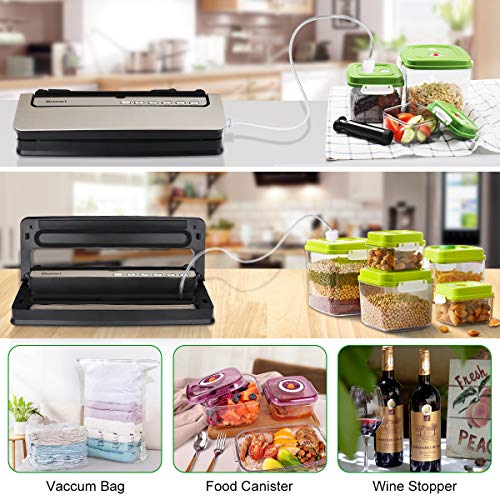 Vacuum Sealer Blusmart 80Kpa Food Sealer Machine Automatic Air Sealing