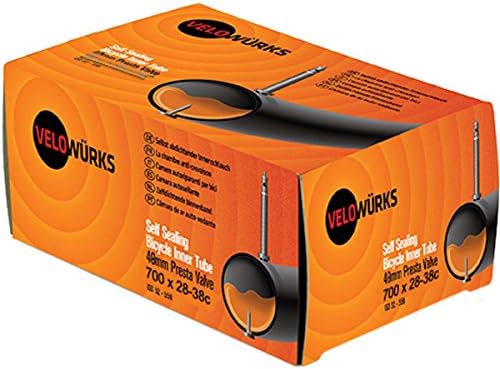 Velowurks Self-Sealing Inner Tube 700x28-38c Presta Valve 48mm Sealant Filled