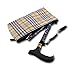 Purple Blackberry Ladies Adjustable Mini Folding Cane with Travel Bag