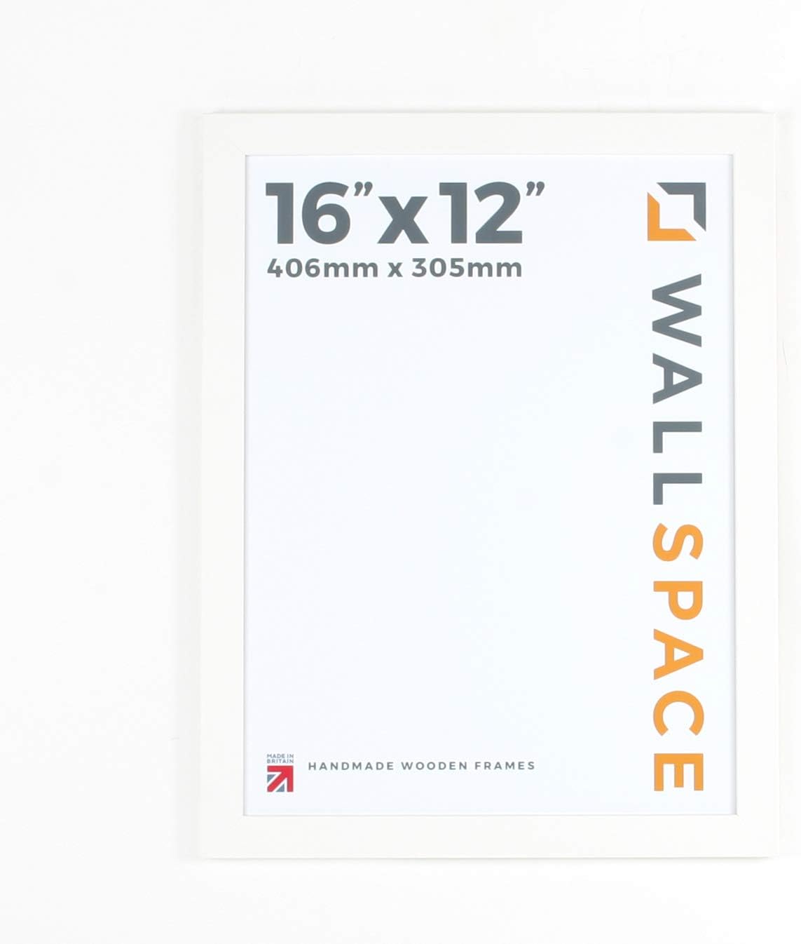 Wall Space 16x12 Matt White Photo Frame 16 x 12 inch Wooden Photo Frame Picture Frames Made