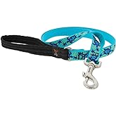 LupinePet Originals 3/4" Turtle Reef 6-Foot Padded Handle Leash for Medium and Larger Dogs