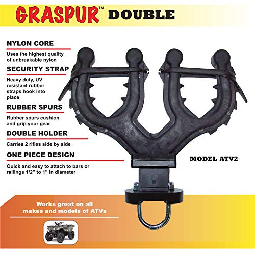 All Rite Products Graspur Double ATV Gun & Bow Rack - Model ATV2