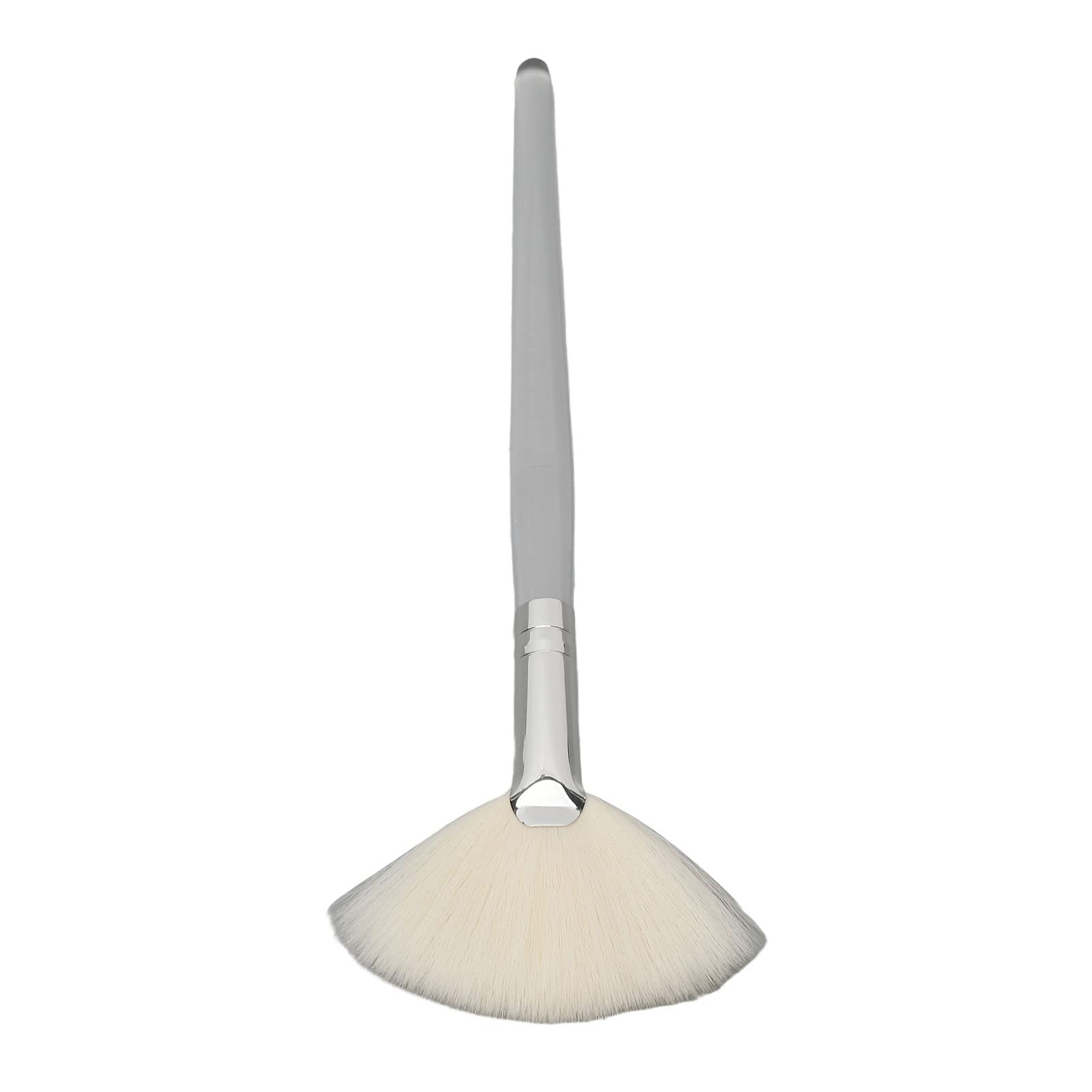 Facial Brushes Fan Mask Brushes Soft Facial Applicator Transparent Handle Cosmetic Flat Facial Brush for Beauty Salon Large