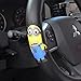 Despicable Me - Minion Stuart Waving - Deluxe Car 1 Piece Steering Wheel Cover