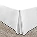 Bed Skirt (King, White, 15 Inch Fall) - Hotel Quality, Iron Easy, Quadruple Pleated , Wrinkle and Fade Resistant by Utopia Bedding