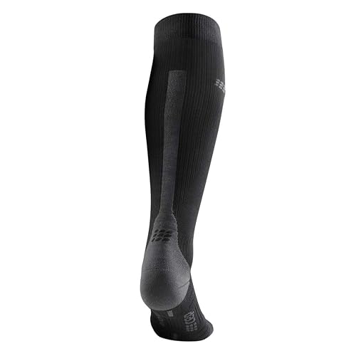 CEP Men's Compression Run Socks Tall Socks Black/Dark Grey IV