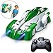 Force1 Remote Control Car Gravity Defying RC Car - RC Cars for Kids and Adults, Race Car Boys Toys for Floor or Wall w/ USB for Rechargeable Fast RC Car (Green)