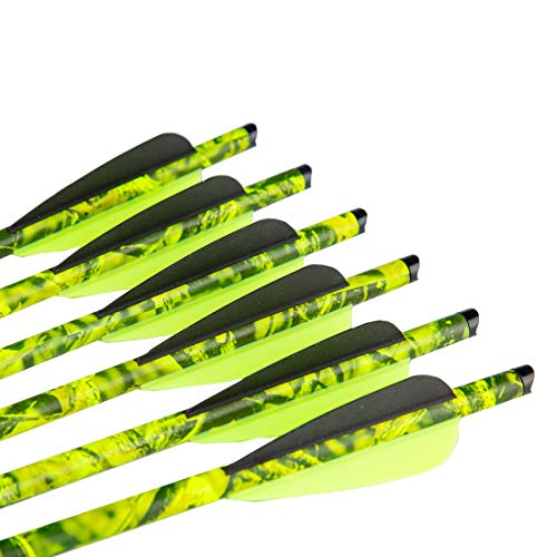 Pinals Archery Camo Crossbow Bolts 18 20 inch Carbon Hunting Arrows