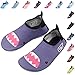 CIOR Kids Skin Barefoot Shoes Quick-Dry Water Shoes Mutifunctional Aqua Socks For Beach Pool Surf Shoes,ct1606,Grey,30.31