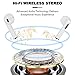 Wireless Earbuds,Bluetooth Earbuds Wireless Earphones Stereo Wireless Earbuds with Microphone/Charging Case Bluetooth in Ear Earphones Sports Earpieces Compatible iOS Samsung Android Phones