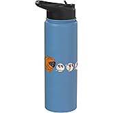 Funny Men Boys Baseball Catcher Stainless Steel Insulated Water Bottle