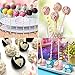 Cake pop sticks Lollipop treat sticks Colorful Lollipop Sticks 100 Pcs Straws Colorful Cake Pops Making Tools for Cake Pop DIY Homemade Fruit Candy Chocolate Lollipop Ice Cream And Ccookie