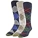 Gold Toe Men's Carlyle Argyle Crew Socks , 3 Pairs