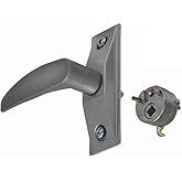 Adams Rite Deadlatch Lever Handle for Door Lock (Right Hand, Aluminum) | Commercial deadlatch right hand lever for store front door - Adams Rite compatible handle for secure entry